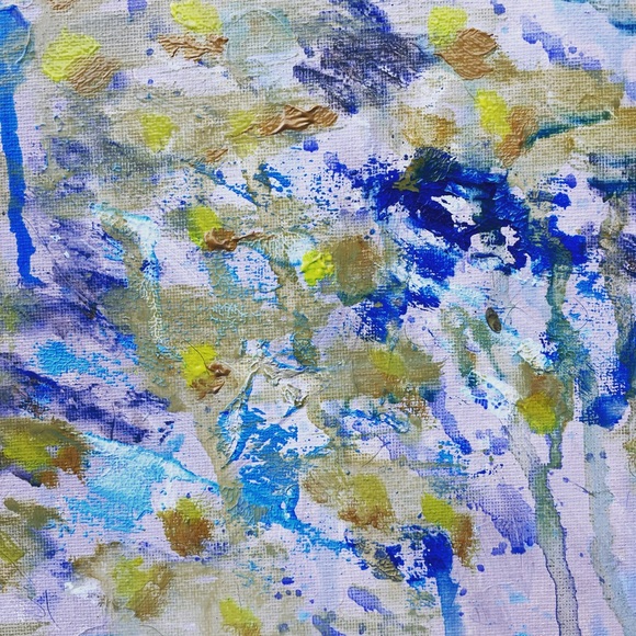 Abstract Acrylic Painting 8x8 inches (Unframed) - Picture 3 of 3